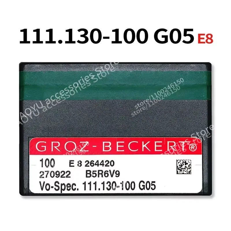 100 Agujas GROZ BECKERT Vo-Spec.111.130-100 G04 E7 Vo-Spec.111.130-100 G05 para Máquinas de Tejer Planas Computarizadas STOLL
