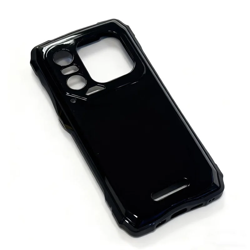 حافظة هاتف من السيليكون الناعم لهاتف Blackview Xplore 1 غطاء هاتف من البولي يوريثان الحراري حافظة شفافة سوداء لهاتف Blackview BVXplore1 غلاف واقي #1