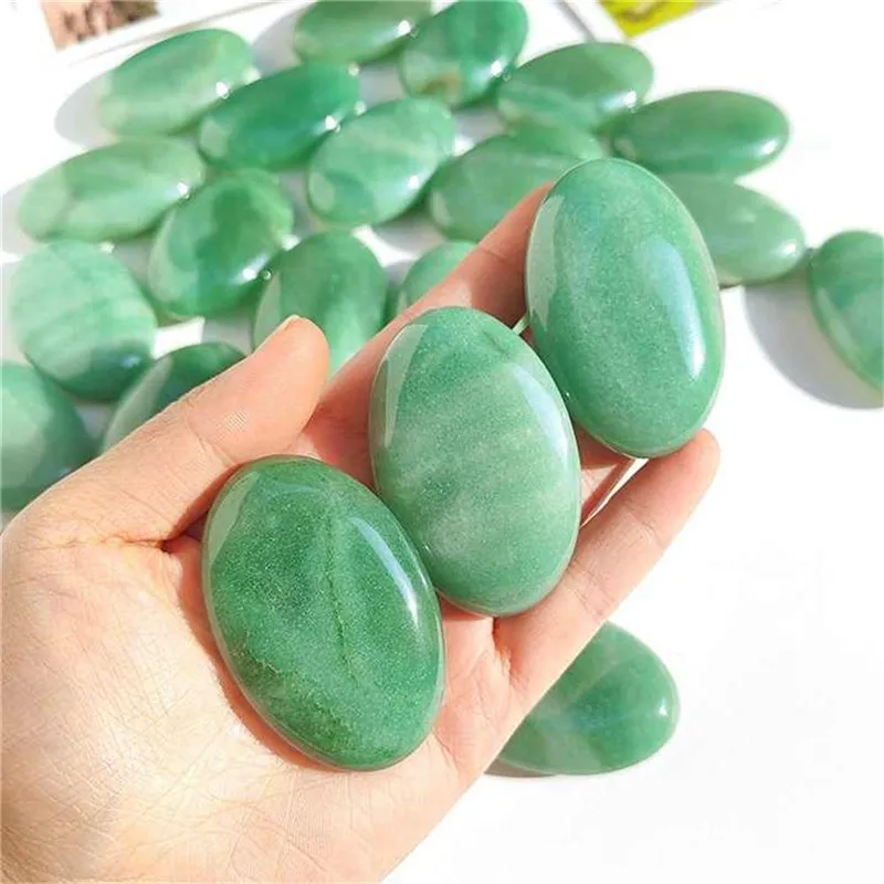 Natural crystal Donglin jade massage stones for home decoration