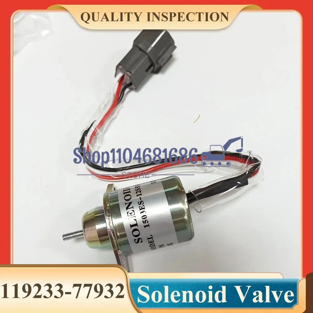 1503ES-12S5SUC12S Solenoide di arresto carburante 12V 119233-77932 Elettrovalvola di arresto motore