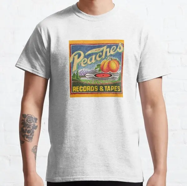 

Классическая футболка Peaches Records and Tapes