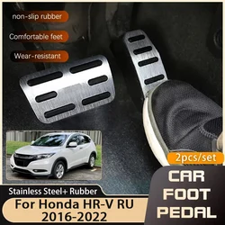 For Honda HRV Accessories HR V Vezel RU 2016 2017 2018 2019 2020 2021 2022 Car Gas Accelerator Brake Non-Slip Pedals Cover Pad