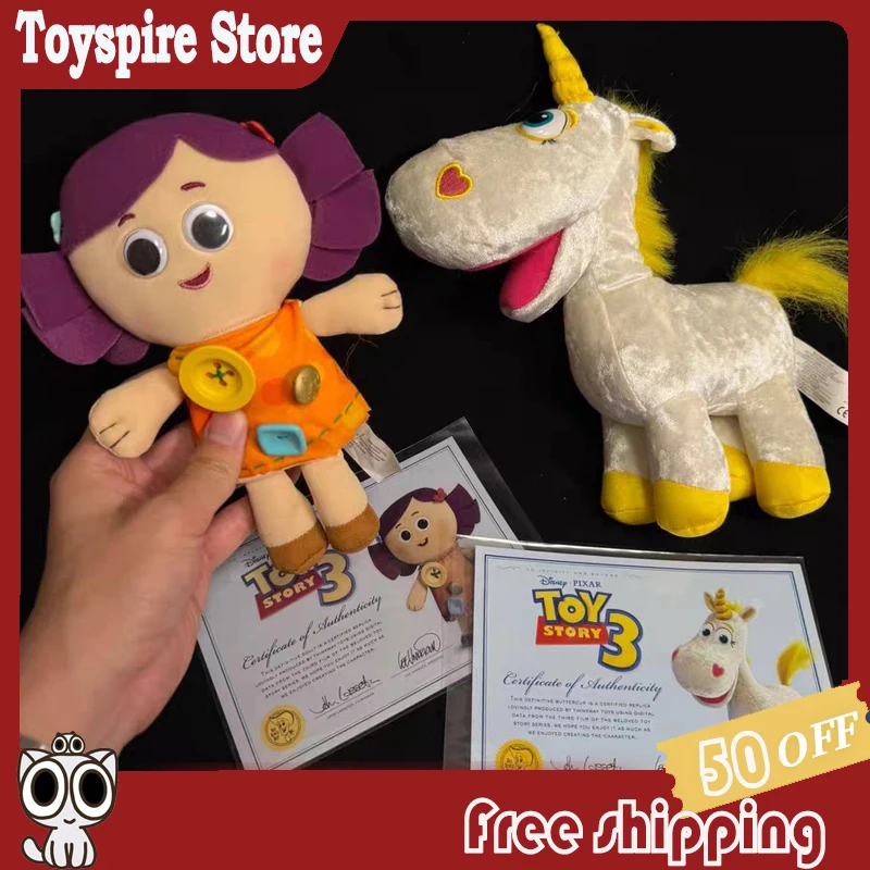 

Disney Pixar Toy Story 3 Dolly Buttercup Thinkway Official Authentic Products With Card Anime Peripheral Ornaments