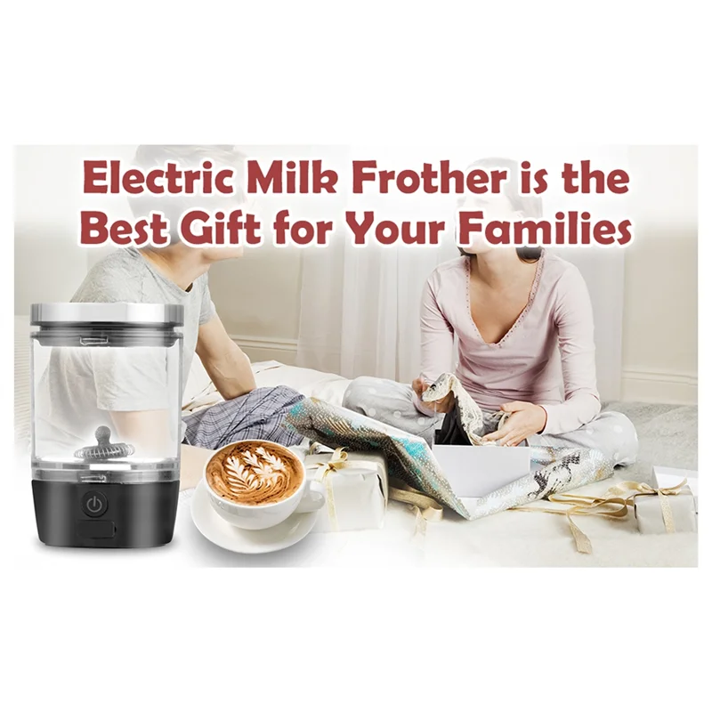 

B88B-Portable Electric Milk Frother With Stainless Steel Whisks, Cordless Coffee Frother For Rich & Creamy Froth