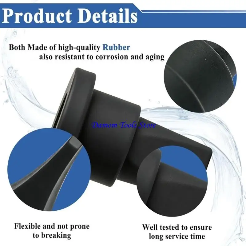 57BE Universal Toilet Flush Valves Silicone Duckbills Replacement Leakproof Duckbills Flapper Valves Simple Installation
