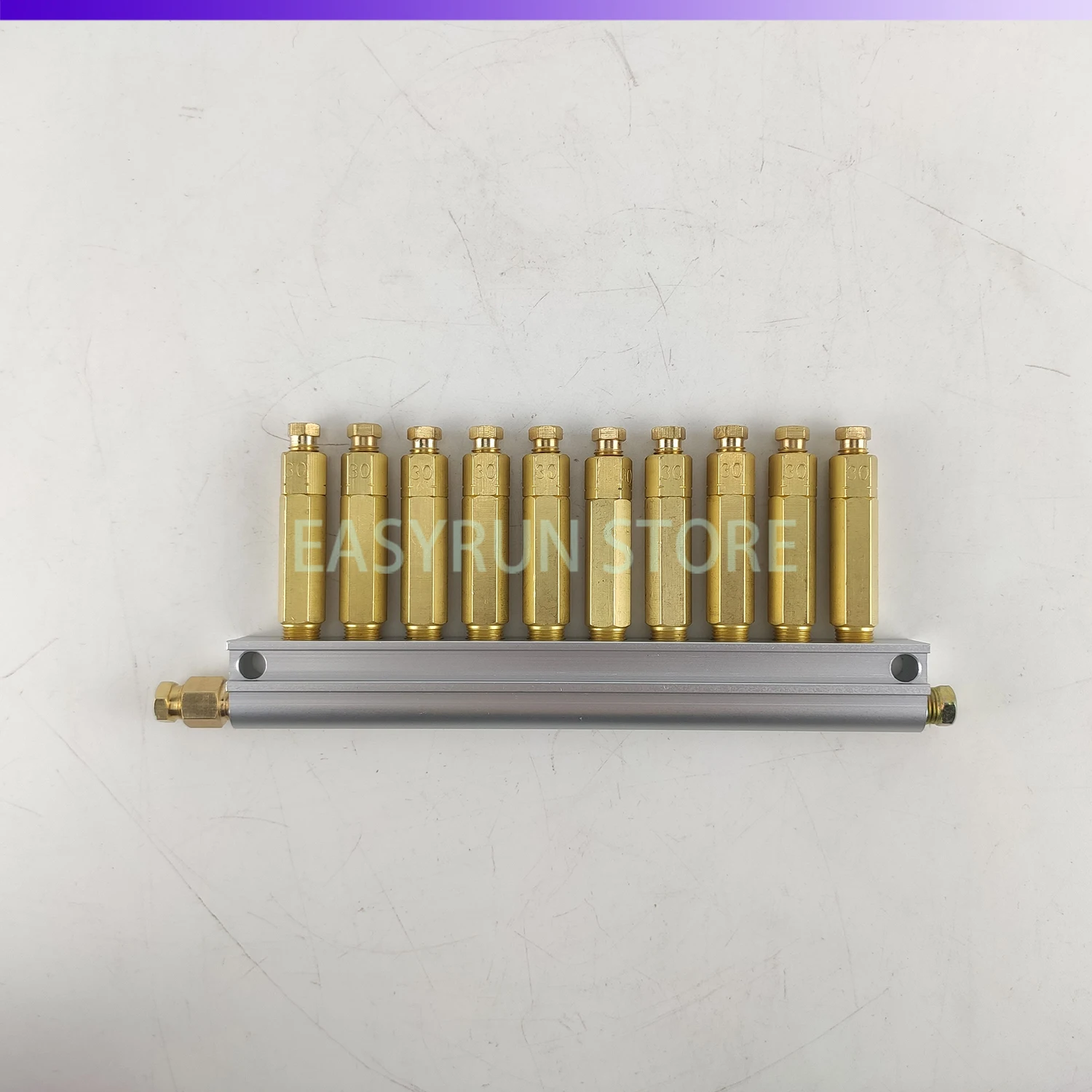 Oil Piston Aluminum Distributor 10 Outlets DX/10/20/30/40/50 Resistance volumetric 4mm Oil Distributor Thread R1/8