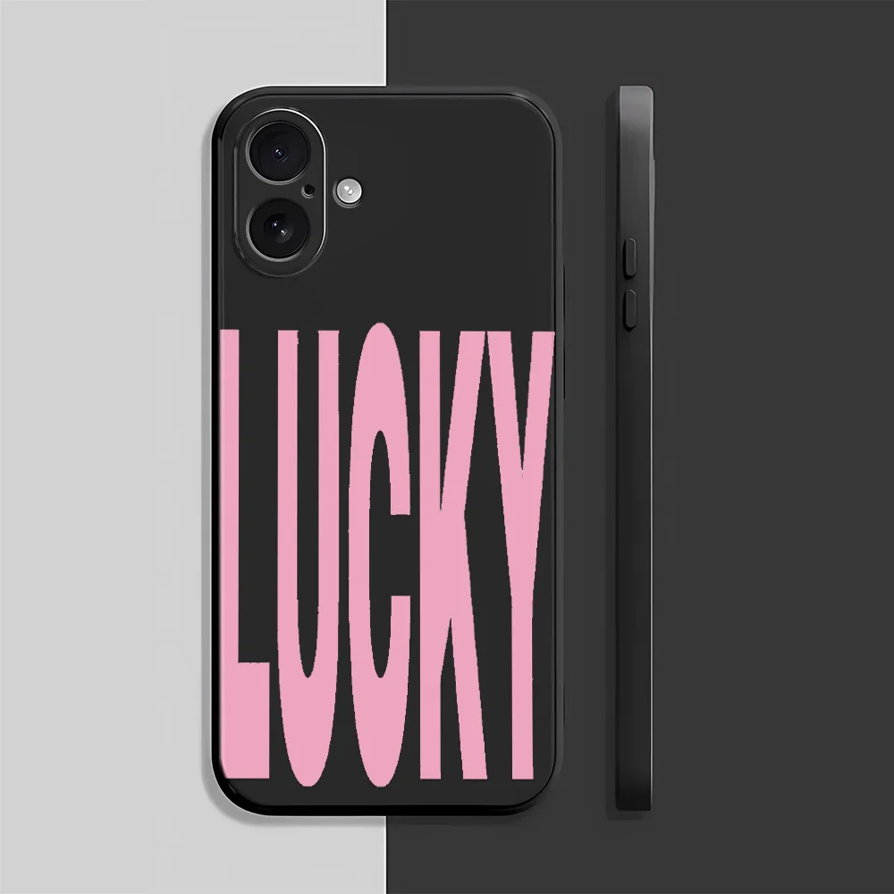

LUCKY Phone Case for iPhone17Pro Max/17Pro/17/16/15/14/13/12/11/Pro/Plus Fashion Friend Gift Aesthetic Phone Case
