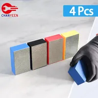 Diamond Hand Polishing Pads Tile Glass Abrasive Grinding Block Pad Stone Marble Ceramic Abrasive Sanding Disc Polisher Tools