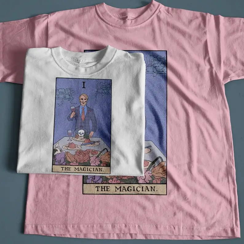 The Magician Hannibal Lecter Tarot Card Unisex Tshirt