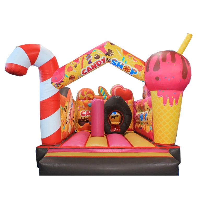 Candy Shape Inflatable Bounce House High Quality Inflatable Jumping Castle Fashion Bounce House Small Inflatable Trampoline