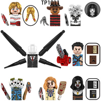 The Slender Man Annabelle Freddie Tomie Ashe Jason M3gen Nun Model Blocks MOC Bricks Set Gifts Toys For Children TP1011