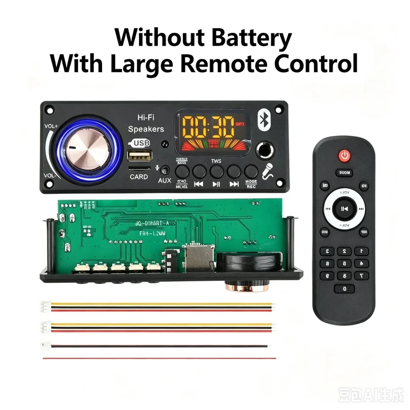 D152BT DC12V MP3 Bluetooth Decoder Board Bluetooth 5.3 MP3 Decoder Without Amplifier Suitable for Car Audio Speaker Modification