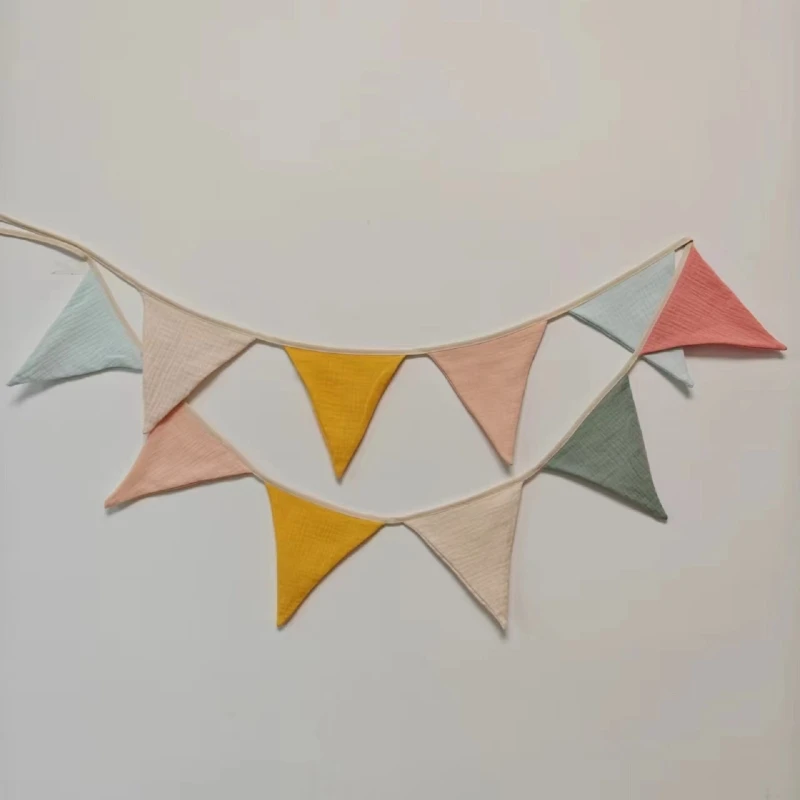 Infant Photoshooting Props Bunting Flags Photography Props Newborn Photostudio Accessories Baby Nursery Room Decorations