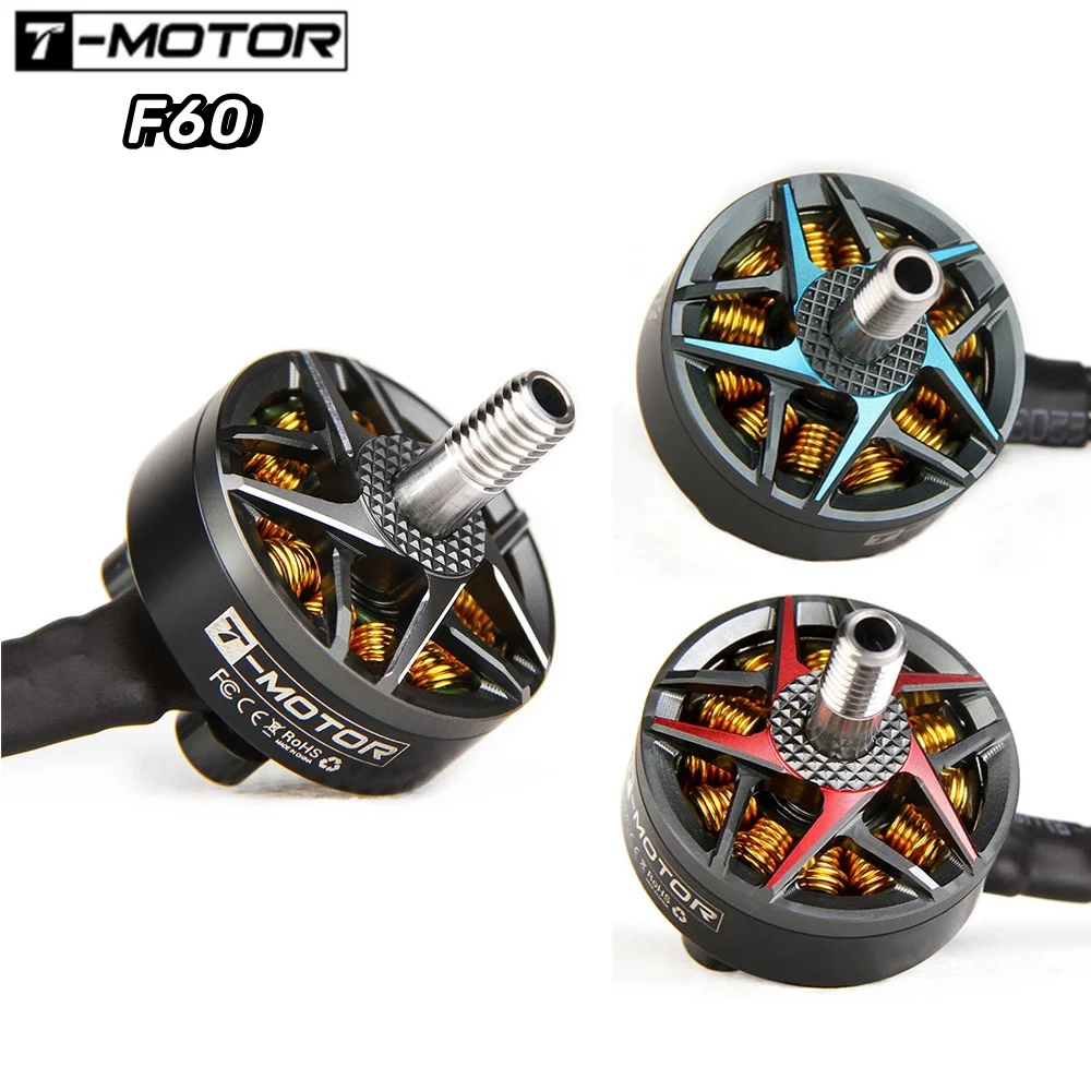 

T-Motor F60 Pro IV V2.0 1750KV 1950KV 2550KV 4-6S бесщеточный двигатель для радиоуправляемого дрона FPV Racing