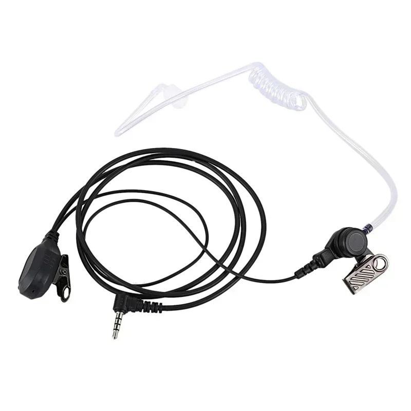 

Walkie Talkie Headset PTT Mic Air Acoustic Tube Earpiece 3.5mm 1-Pin Microphone For YAESU VERTEX VX-3R 5R 210 210A VX-8Gr VX2R