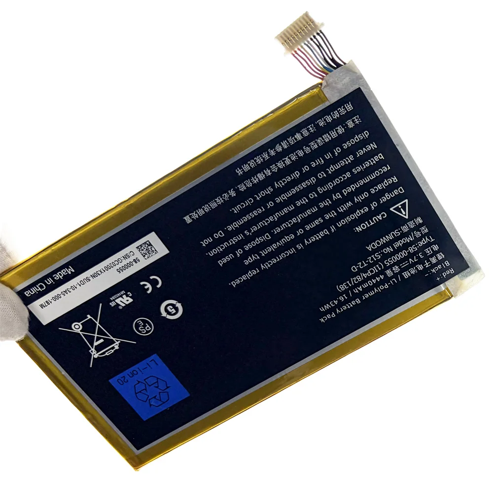 Brand new 58-000055,S12-T2-D for Amazon Kindle HDX 7.0,Fire HD 3rd,Fire HD 2013,KC5,Fire HD 7 3rd,KC5 Tablet batteria+Free Tools