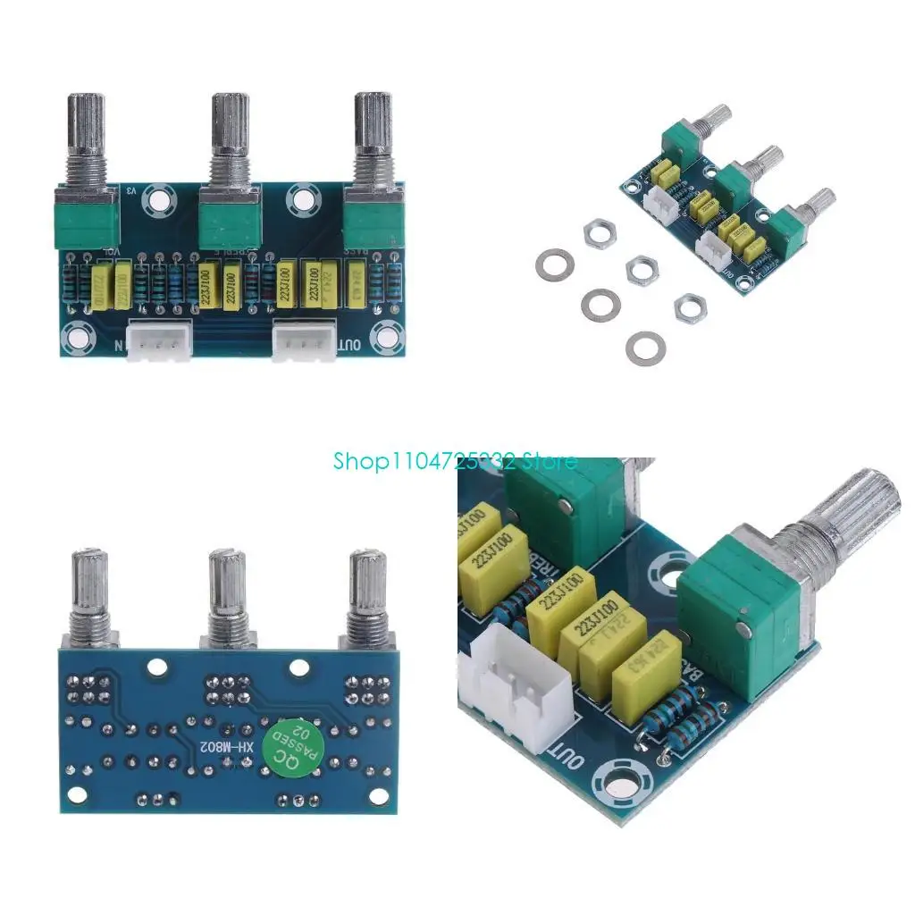 

P5EA HIFI Amplifier Passive Tone Board Treble Bass Volume Control Preamp Board 2.1CH