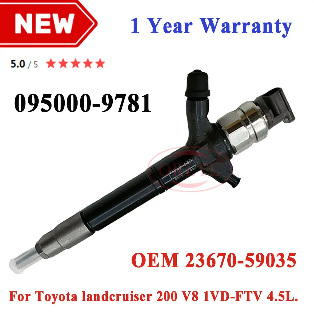 

095000-9780 095000-9781 23670-59035 for Toyota landcruiser 200 V8 1VD-FTV 4.5L Original Fuel Injection