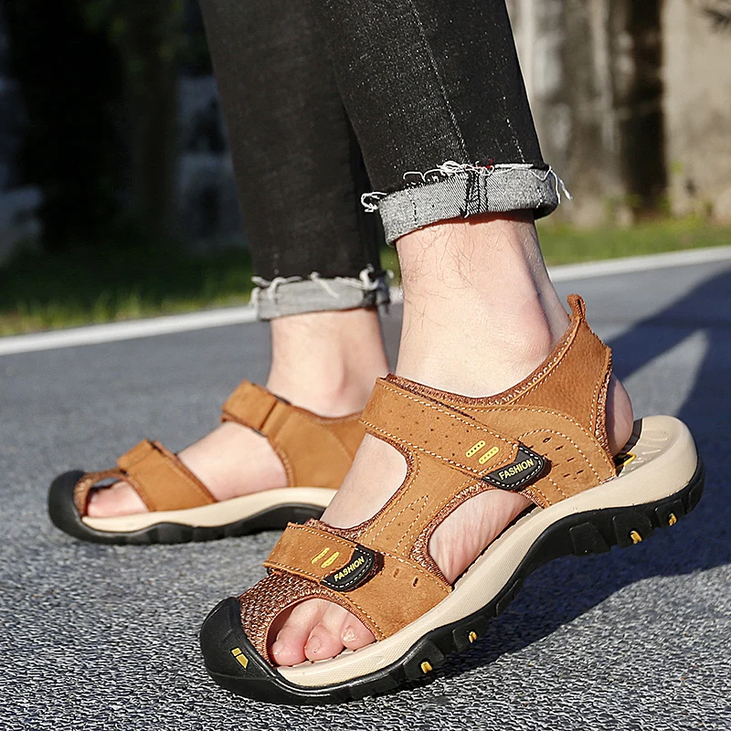 Summer Men Sandals Fashion Leisure Beach Holiday Sandals for Mens Lightweight Shoes New Outdoor Comfortable Casual Sandals
