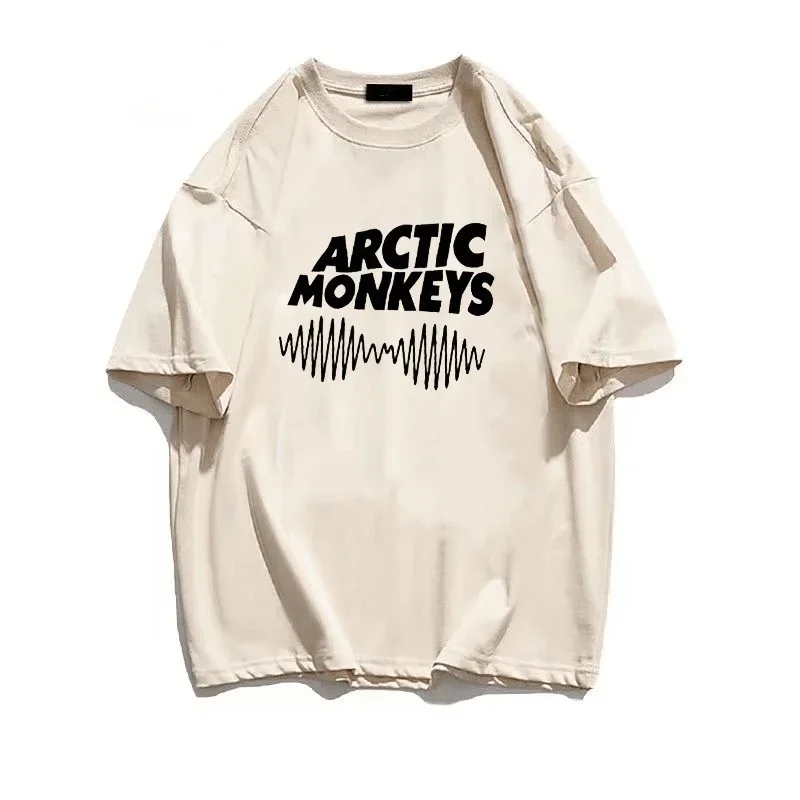 Arctic Monkeys Clothes T Shirt Male Manga Casual 2024 Y2k White Crew Neck Women T Shirt Short Sleeve Clothes Manga