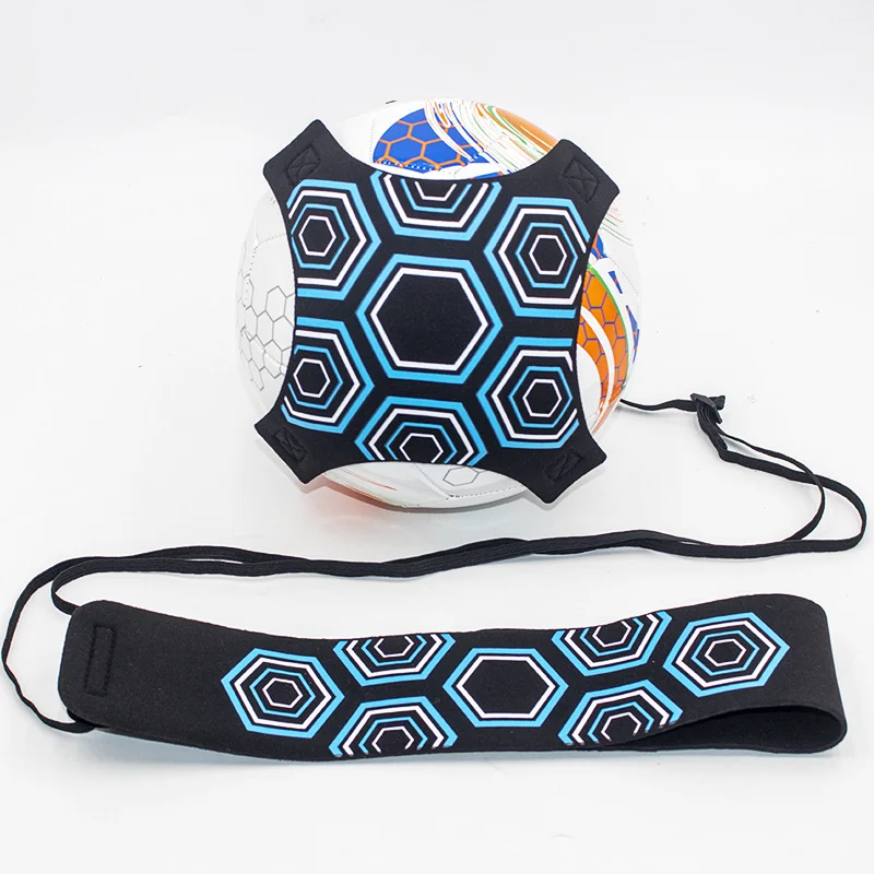 

Футбольный тренажер, регулируемый футбольный тренировочный эластичный пояс, соло, футбольный мяч, сумка для жонглирования, вспомогательное футбольное тренировочное оборудование