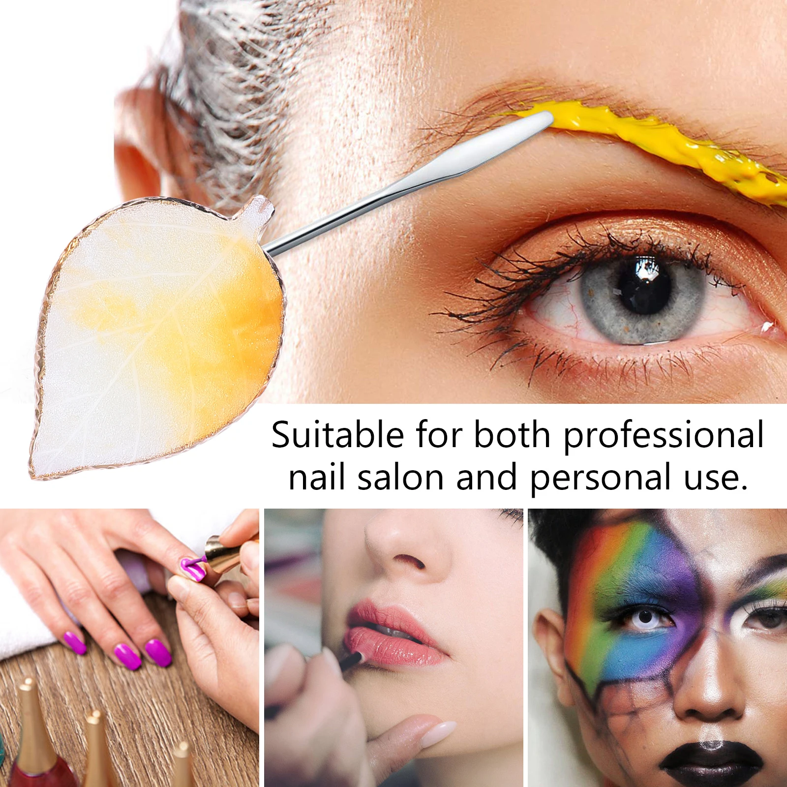 

3 шт. цветная пластина для смешивания ногтей и салона, парикмахерская, креативный и очаровательный дизайн, маникюрная поддон, цветная пластина «сделай сам»