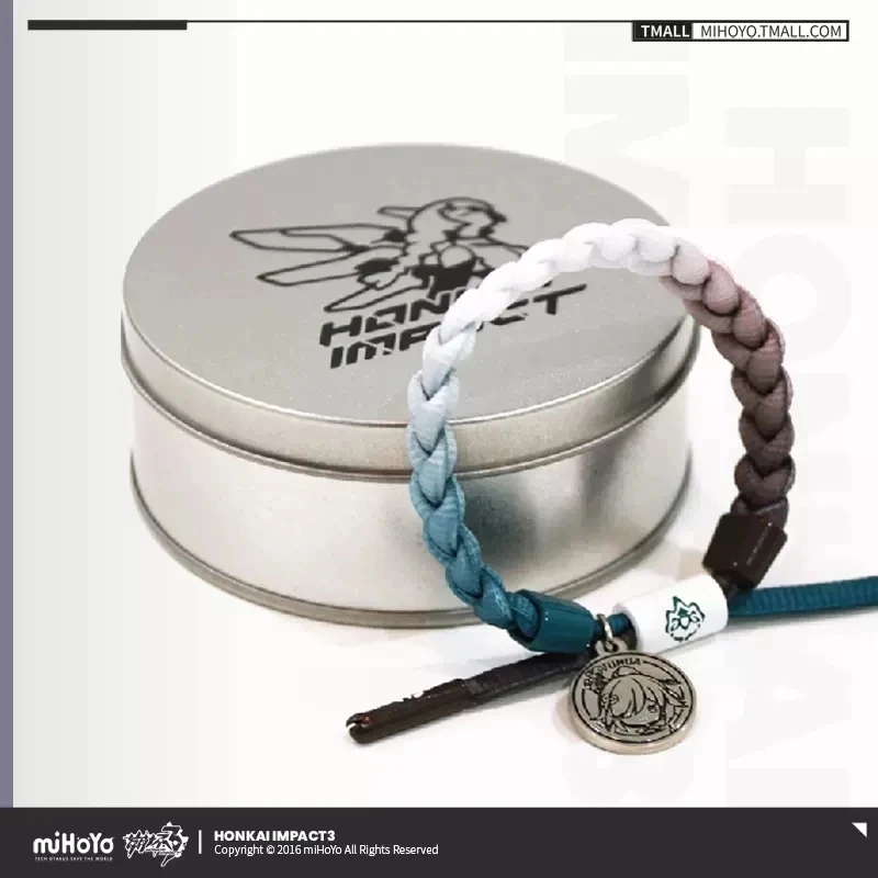 

miHoYo Official Game Honkai Impact 3 DIY Braided Bracelet FU HUA EDEN ELYSIA Cosplay Anime VALKYRIES Accessories Wristband Gift