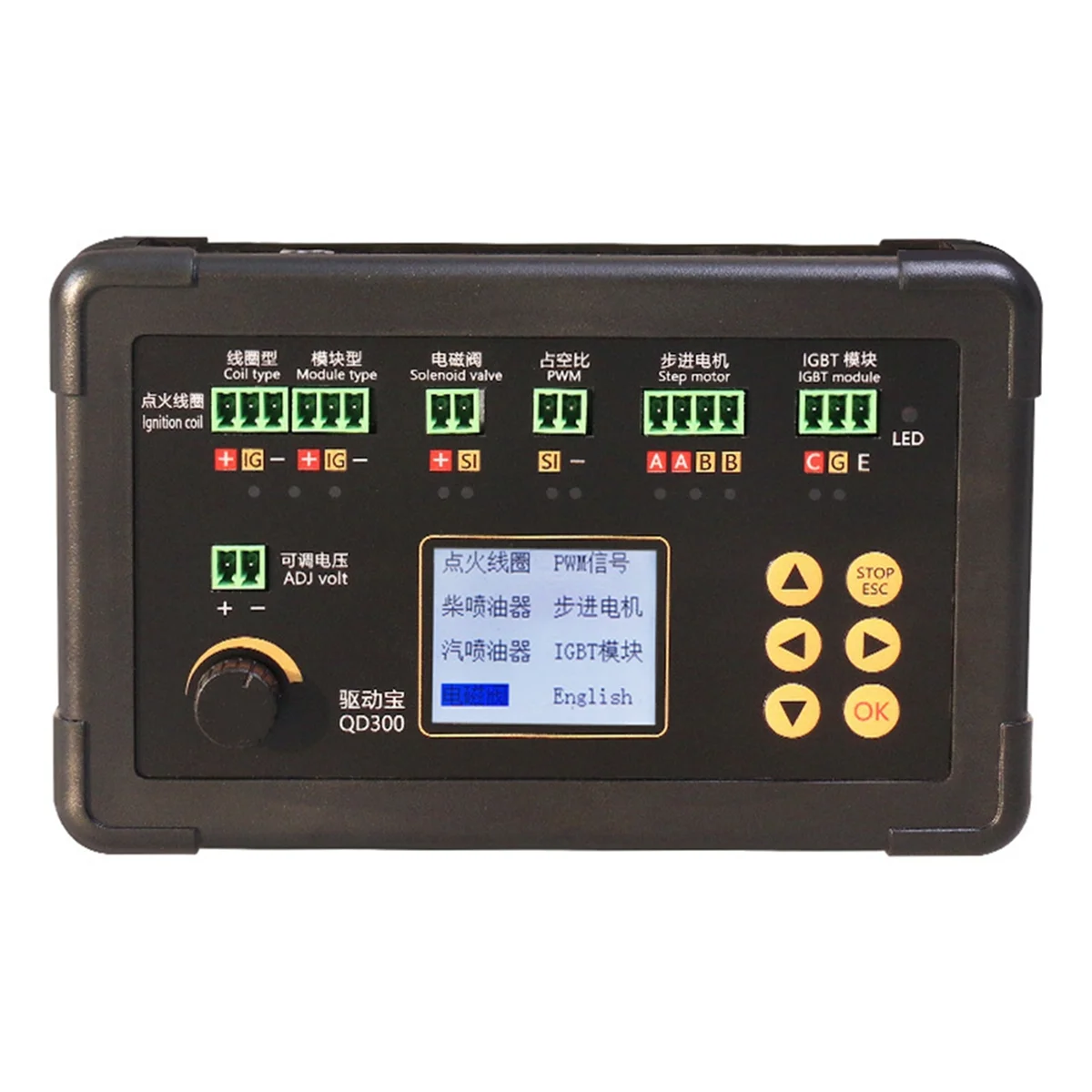 

Лидер продаж QD300 автомобильный тестер катушки зажигания IGBT холостого хода шаговый двигатель электромагнитный клапан инжектор ШИМ привод детектор неисправностей