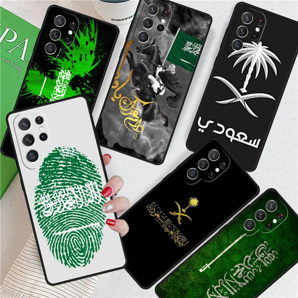 

Чехол с флагом Саудовской Аравии для Samsung Galaxy S24 Ultra S21 S22 S8 S9 S10 5G Note 10 20 Plus FE S23