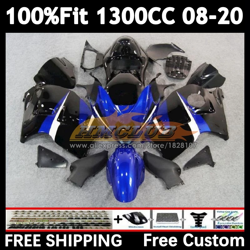 Fairing For SUZUKI Hayabusa GSXR1300 2008 2009 2010 2011 2012 2013 39No.247 blue black GSXR 1300 2014 2015 2016 2017 2018 2019