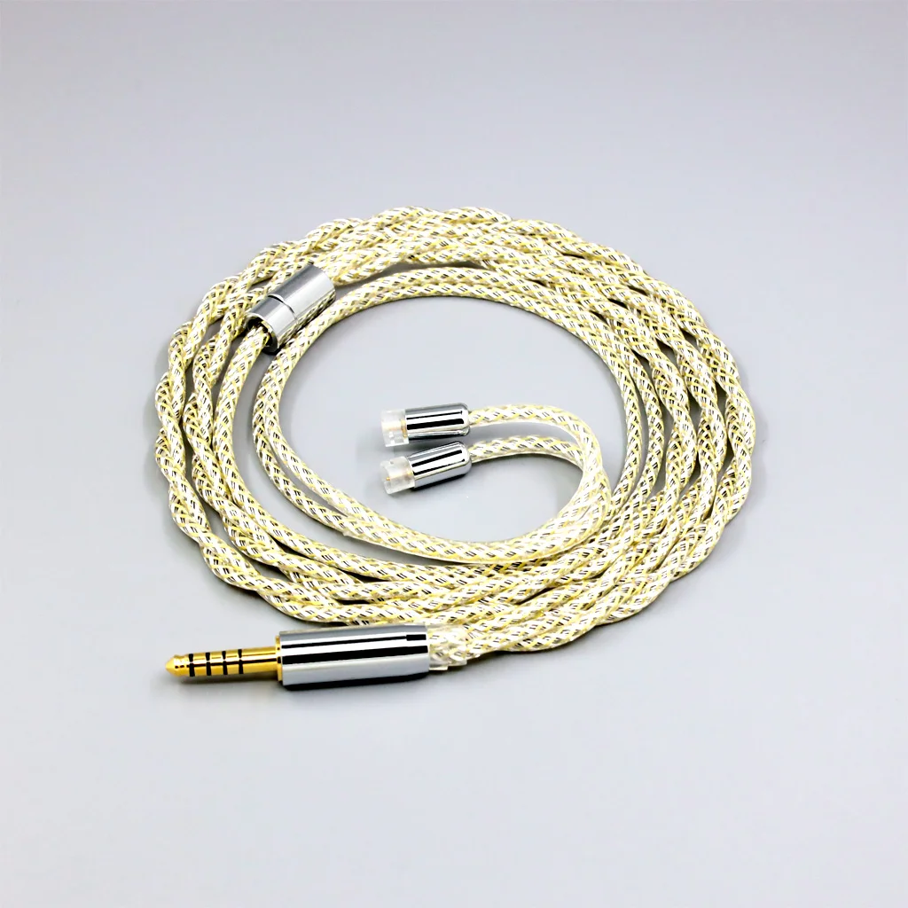 

TypeS 23AWG Litz Shielding Silver OCC Earphone Cable For Sennheiser IE8 IE8i IE80 IE80s Metal Pin 8948