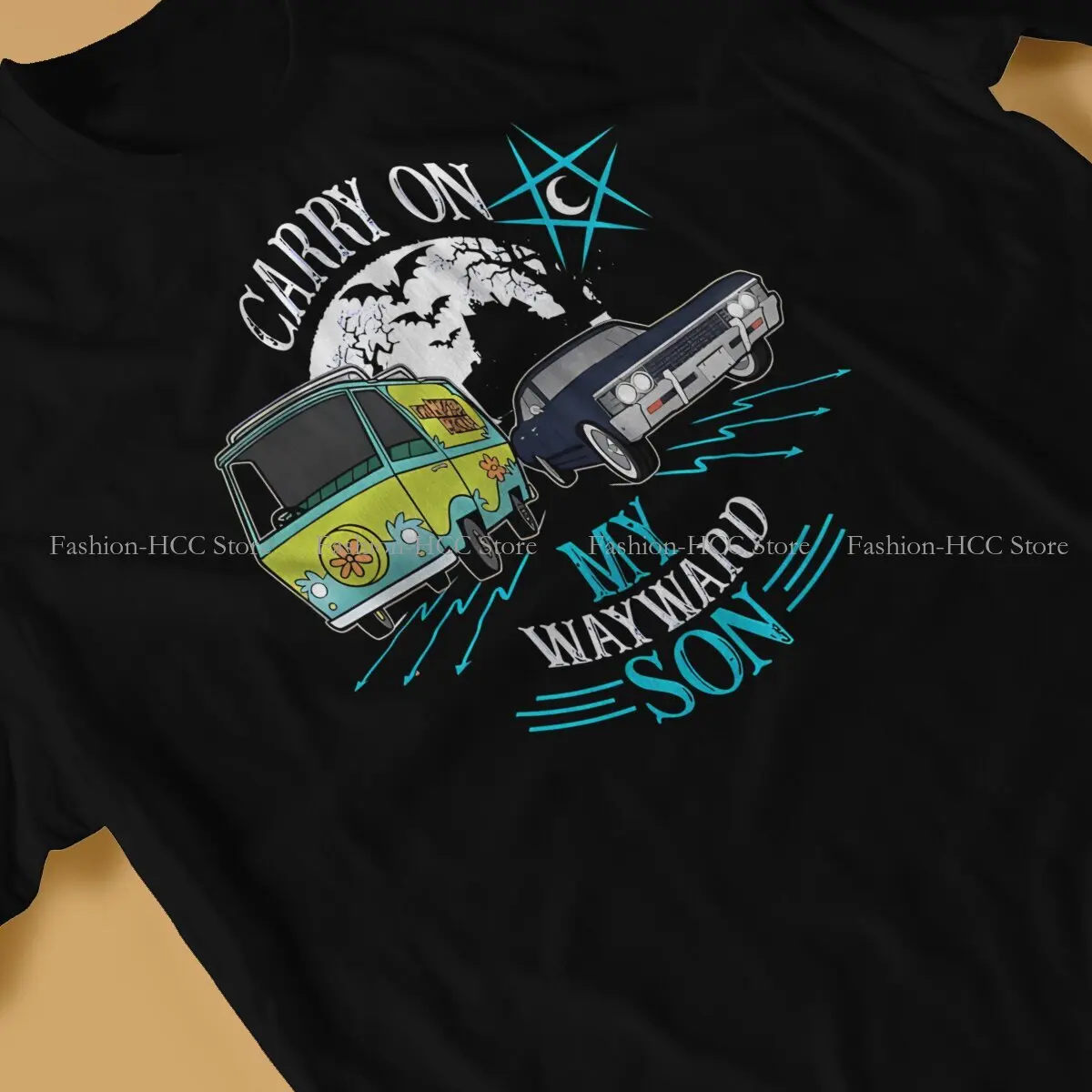 Carry On My Wayward Son (2) Unique TShirt Dean Winchester Supernatural Comfortable New Design Gift Idea T Shirt Short Sleeve