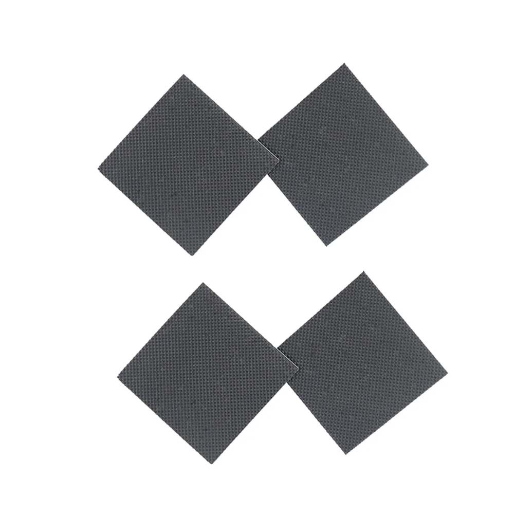 4Pairs Anti-Slip Shoe Pads High Heel Booties Boots Non-Slip Sticker Soles Wear-Resistant Silent Protection Decals Black Size S