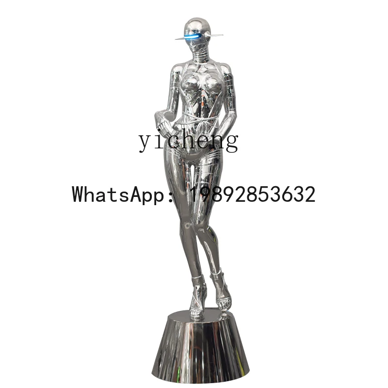 WJ4   Machinery Ji Sculpture Muse Large Figure Ornament High-end Trend Decoration