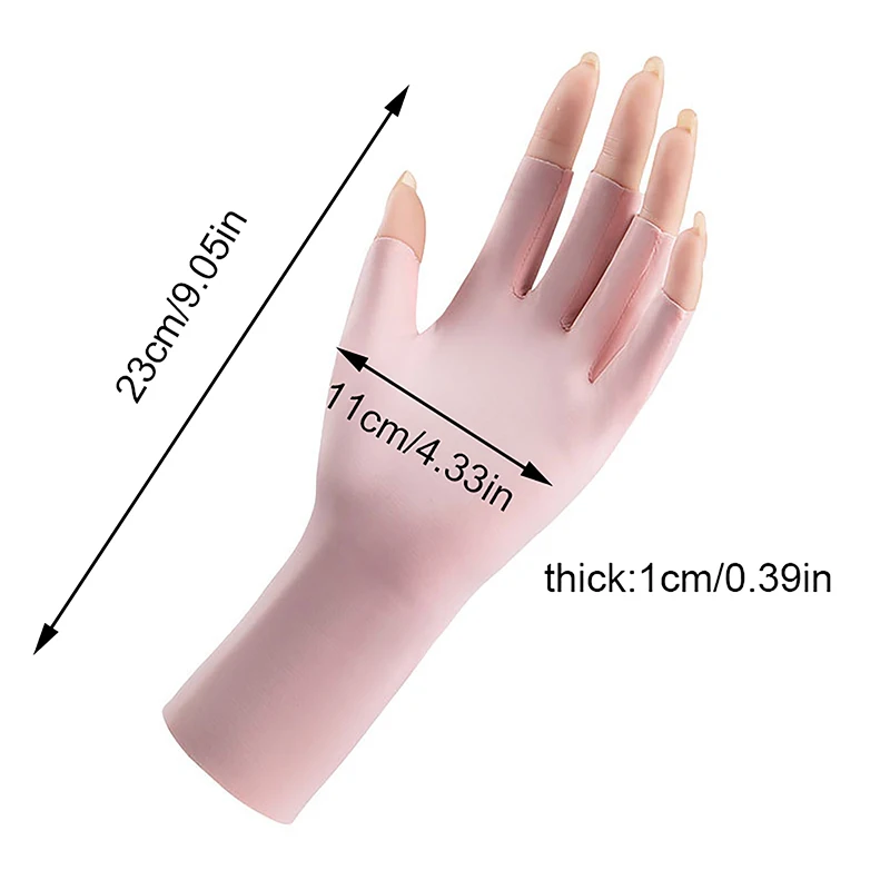 Guantes de protección UV para uñas, lámpara Led a prueba de radiación, Protector de manos para lámpara de luz UV, secador de manicura, herramientas para uñas