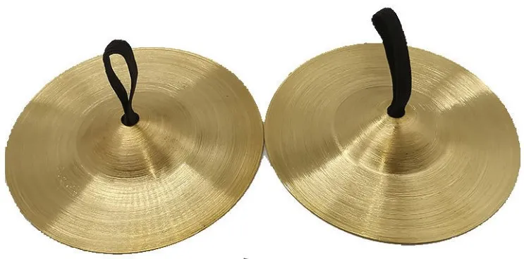 

1Pair Percussion Musical Instruments Early Education Small Copper Cymbals Finger Cymbals Kids Mini Instruments for Dance Class