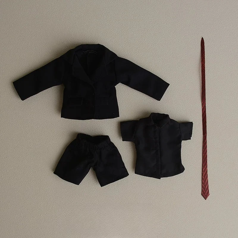 Maßstab 1:12, College-Stil, Anzug, Hemd, Weste, Shorts, Soldatenkleidung, Modell, passend für 6'' Romankey Actionfigur, Körper, Asi 3.0 BJD-Puppe – Detail 15
