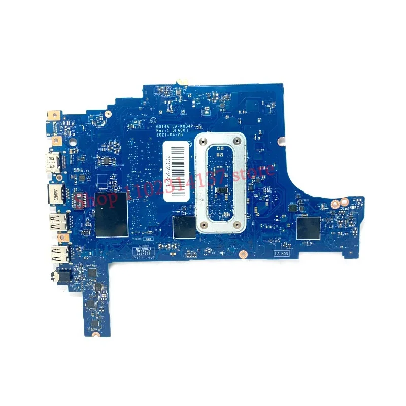 

With I3-1115G4/I5-1135G7 CPU LA-K034P Laptop Motherboard For DELL 3500 3501 CN-0PY8NM 0PY8NM CN-0FTXD9 0FTXD9 100%Full Tested OK