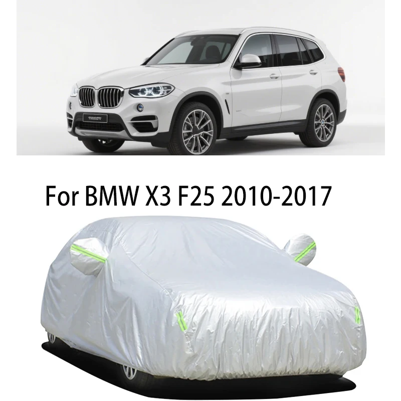 

Car Cover Protection Sunscreen Heat Insulation Dust Resistant Scratch For BMW X3 F25 2010-2017 2011 Car Exterior Accessories