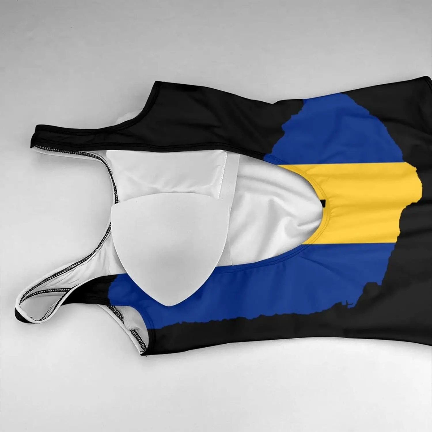 Costumi da bagno interi da donna con bandiera Barbados Costumi da bagno sexy Costumi da bagno alla moda Monokini Set bikini da spiaggia