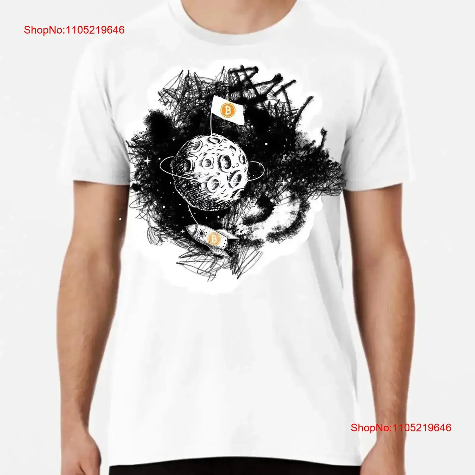 bitcoin moon T Shirt cryptocurrency btc satoshi nakamoto sats art vintage Washed Stylish Slightly Top For Everyday Wear