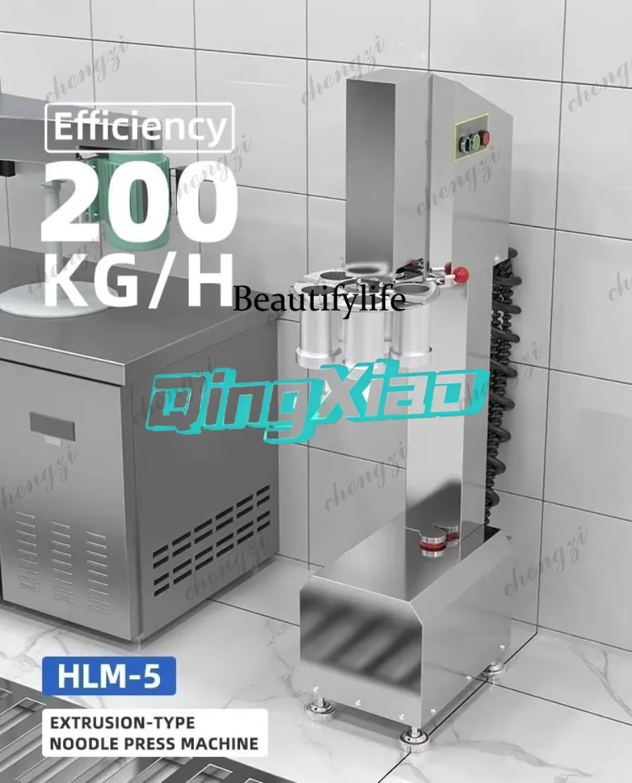 

81 Commercial Electric Hydraulic HeLao Noodle Machine Stainless Steel Ramen Cold Noodle Potato Noodle Extruder For Restaurant