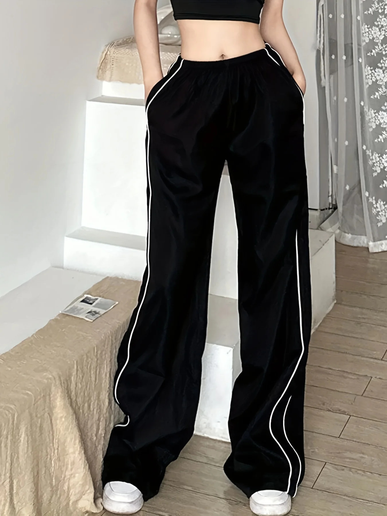 

Ladies' Fashion Casual Slim-Fit Long Pants