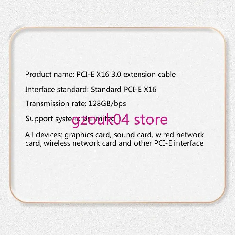 68TD PCIE3.0 Расширение карты Кабель PCIE3.0 x16 Extender Extender гибкий