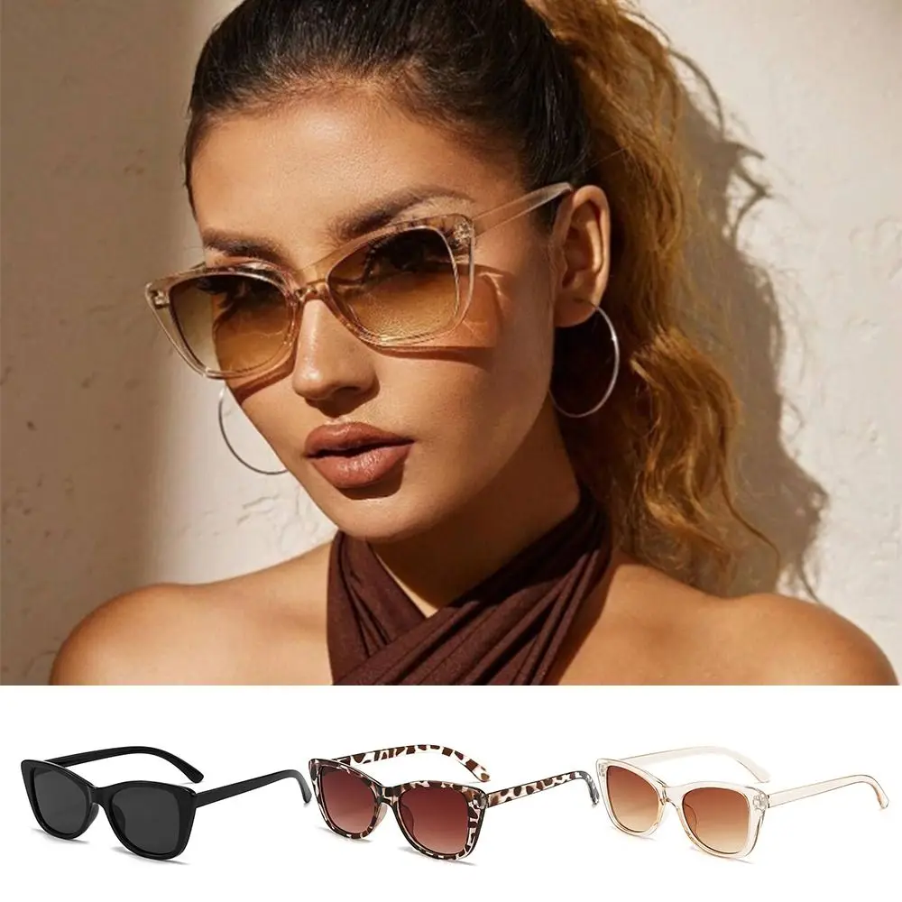 

Trendy Street Photo Props Cat Eye Sunglasses UV400 Protection Vintage Small Frame Sun Glasses Outdoor Shades for Women