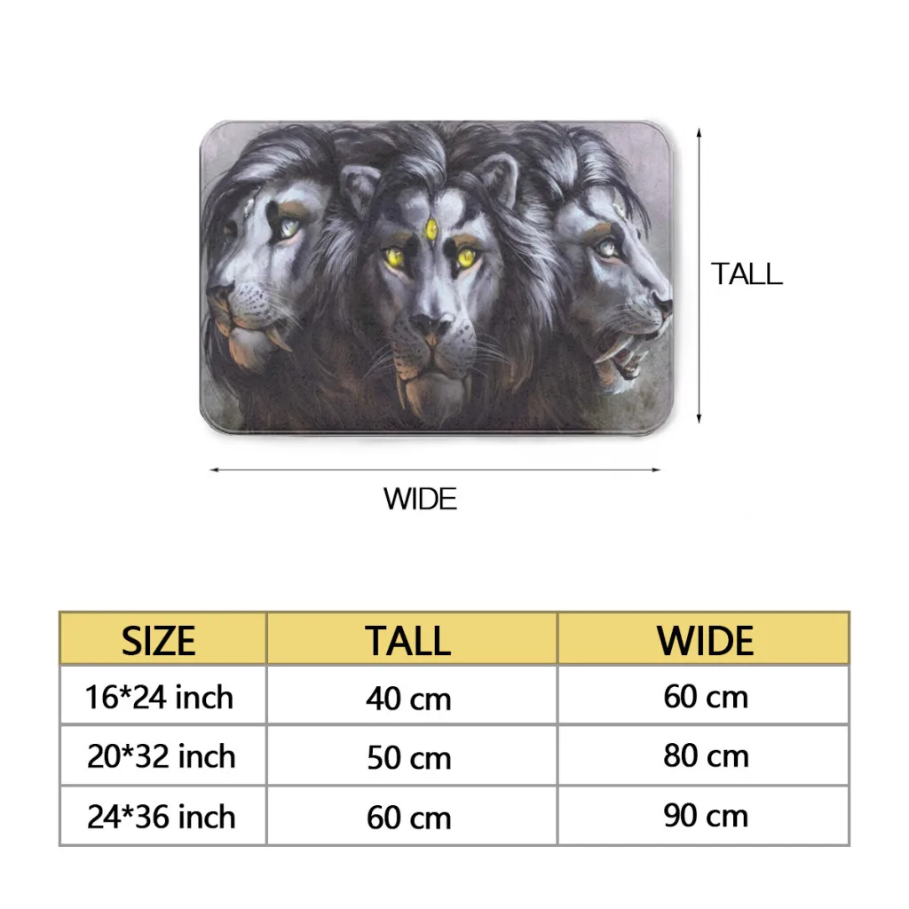 Carpet Floor Mat Nordic Style Home Doormat Bathroom-Toilet Mats Bedroom Animal Lion Hotel Decor Mat Alfombra Rug