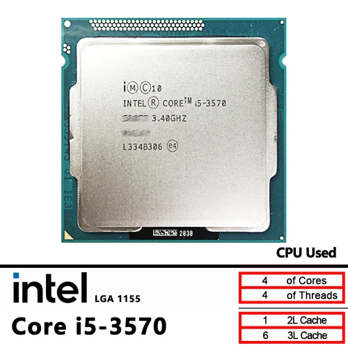 Intel I5 3570 Core I5-3570 3,4 Ghz Cpu Usada