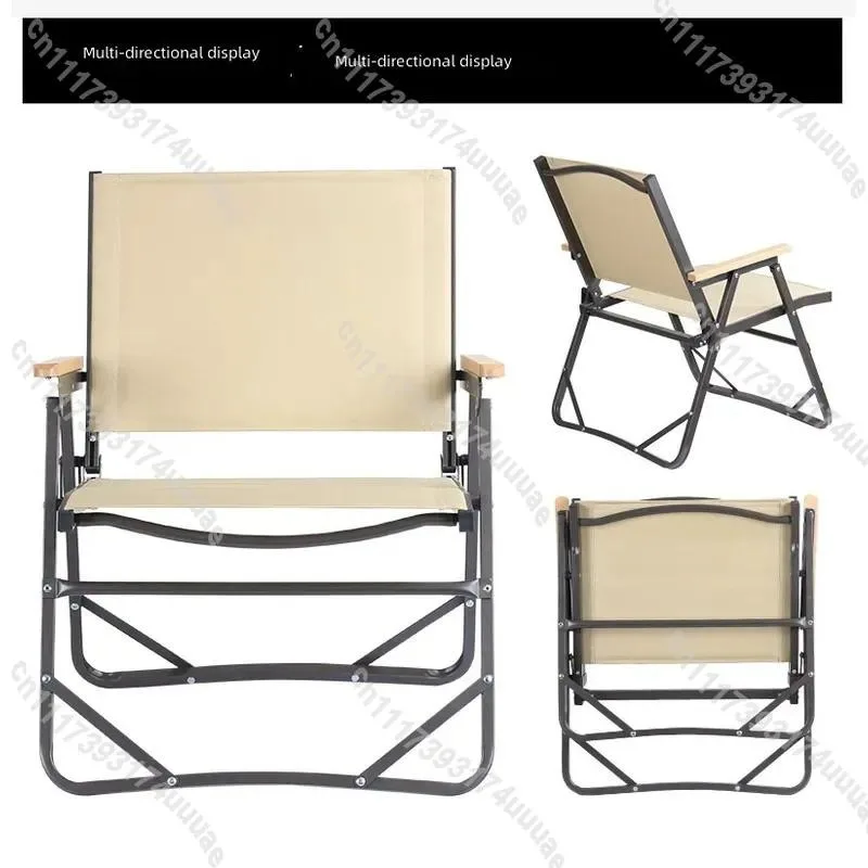 New Outdoor Travel  Camping Oxford Cloth Leisure Seat Aluminum Alloy High Value Folding Chair for Picnic Beach