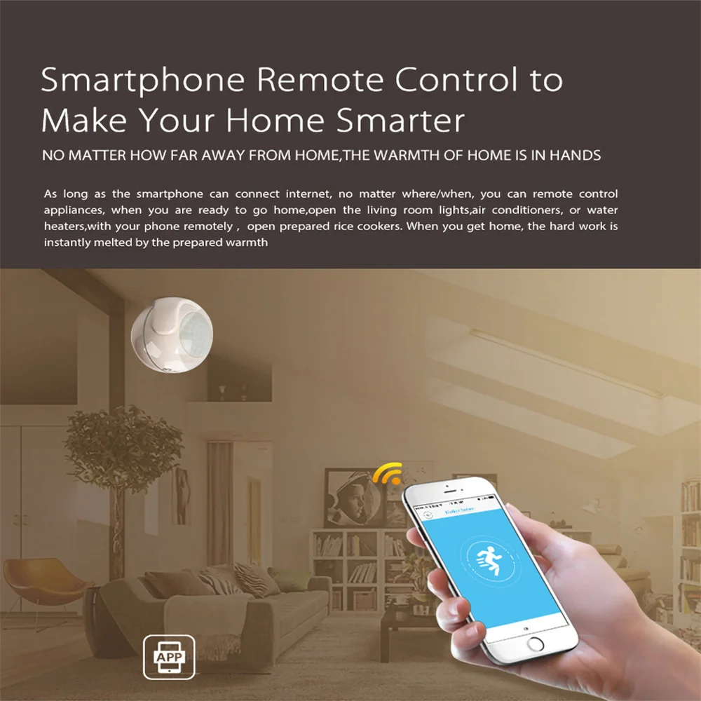 Detector infrarrojo pasivo para automatización del hogar, Sensor de movimiento PIR con Wifi inteligente, Tuya, IFTTT, funciona con Smart Life