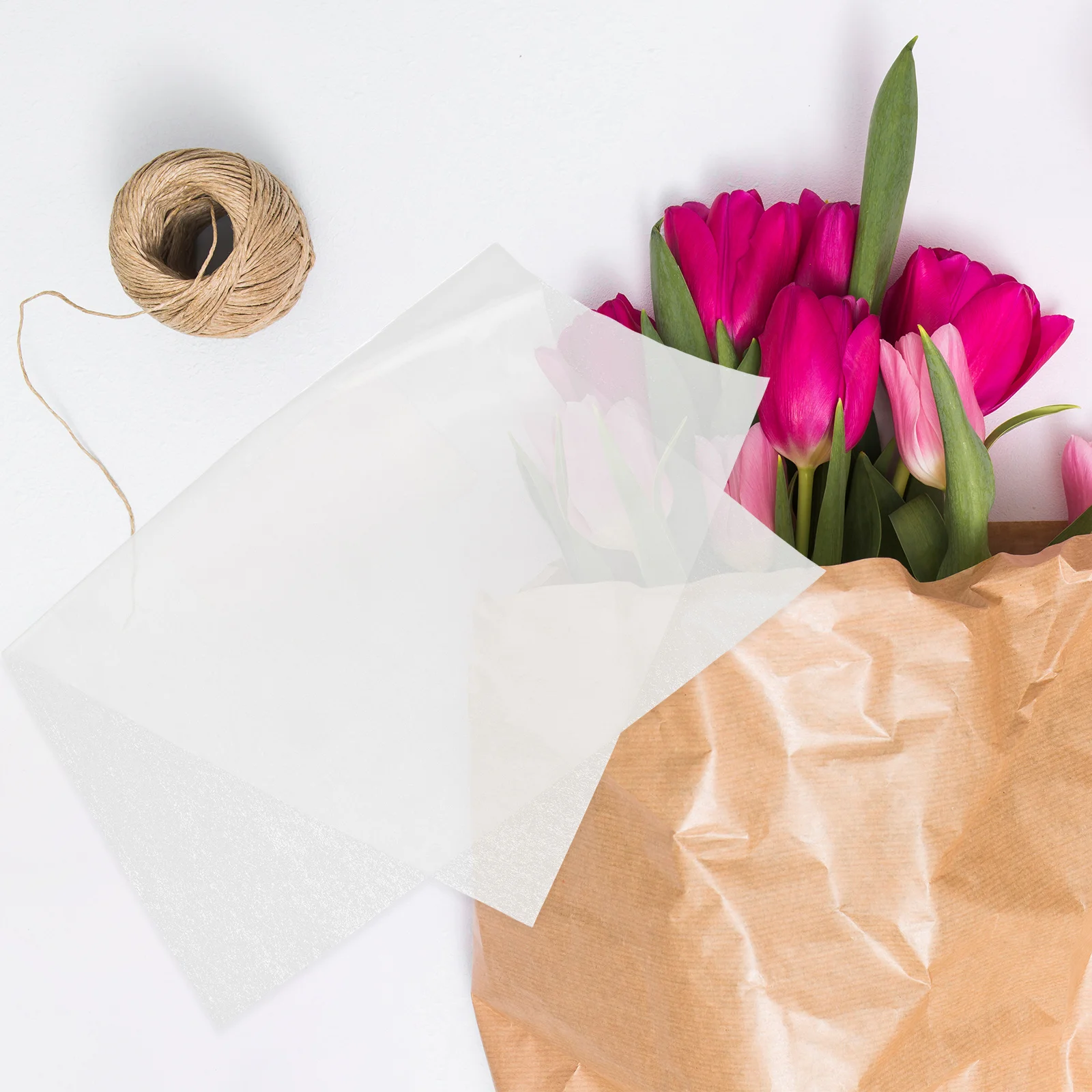

36Pcs Floral Wrapping Paper Sheets Anti-Wear Lightweight Tissue for DIY Crafts Book Covering Tablecloths Seasonal Gifts